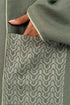 Embroidered long sleeves linen coat